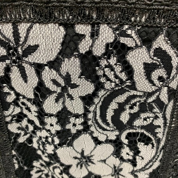 Keepsake NWT Holder Floral Lace Romantic Date Night Party Black Midi Dress, 6 - Picture 6 of 12